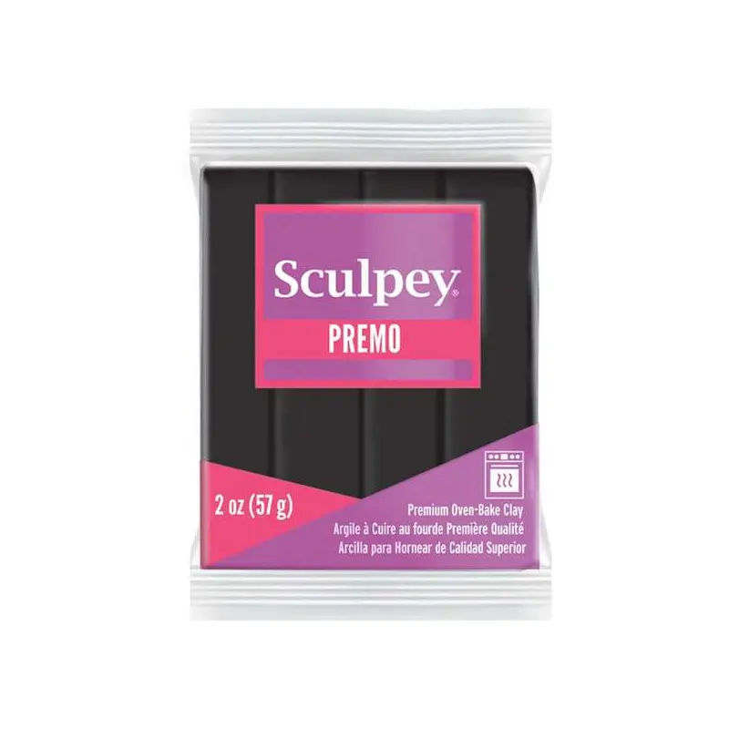 Sculpey Premo Black x 2 onzas (57g)