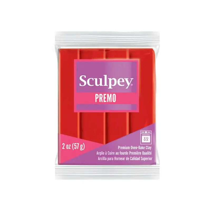 Sculpey Premo Cadmium Red Hue x 2 onzas (57g)