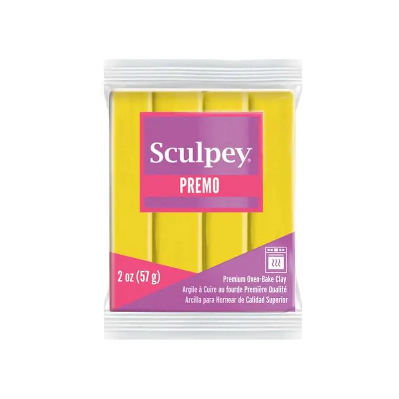 Sculpey Premo Cadmium Yellow Hue x 2 onzas (57g)