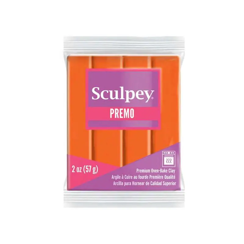 Sculpey Premo Orange x 2 onzas (57g)