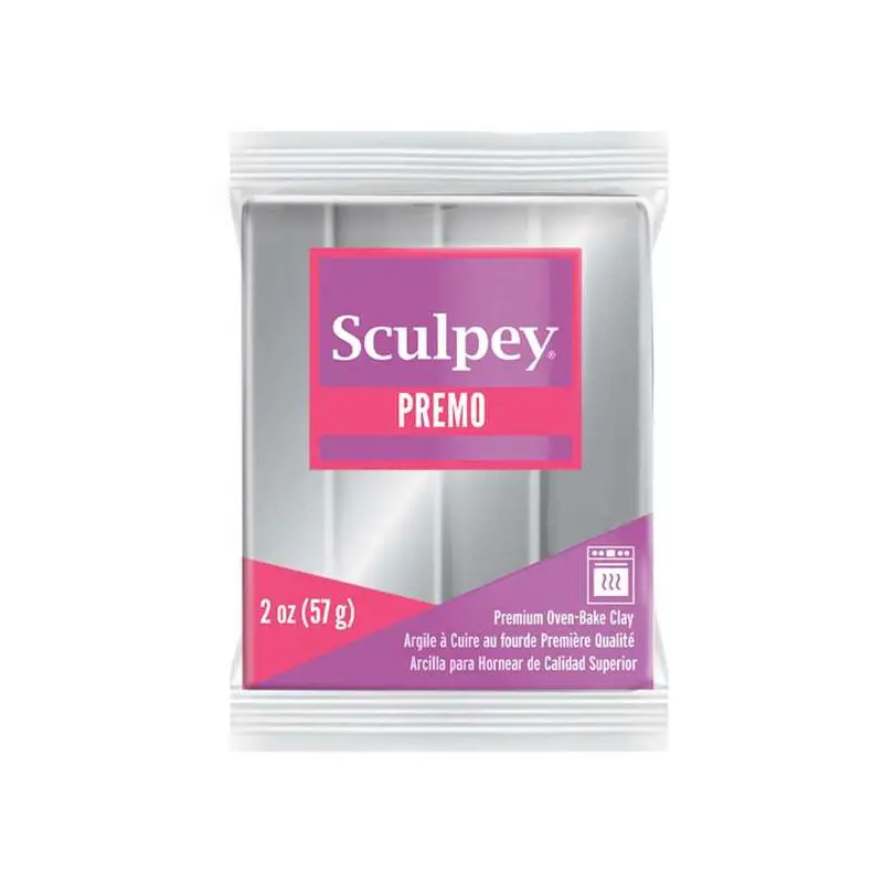 Sculpey Premo Silver x 2 onzas (57g)