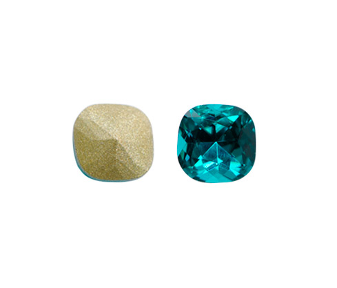 4470CH cushion 8mm T229 blue zircon F x und