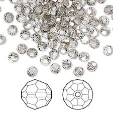 5000 swarovski esfera crystal satin 4mm