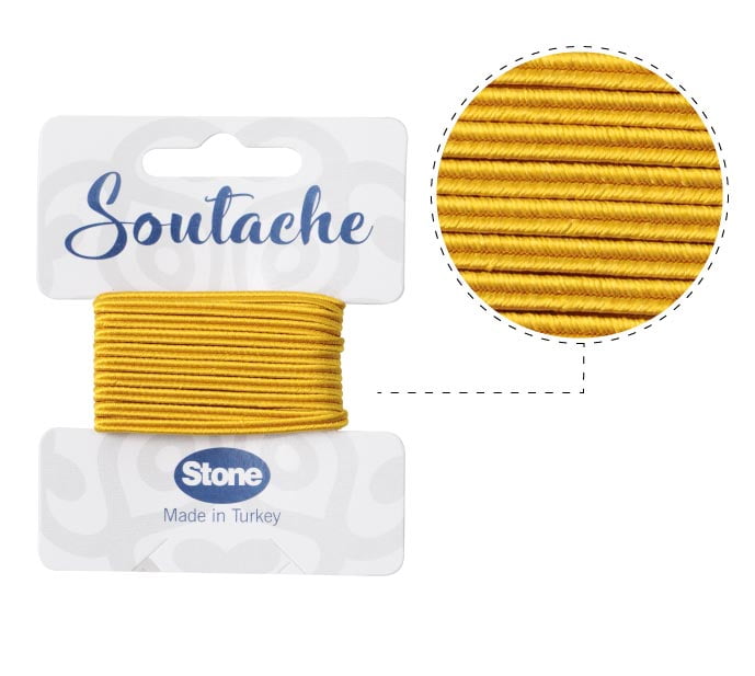 Cordon soutache 3mm daffodil ST2113 x 2.5m