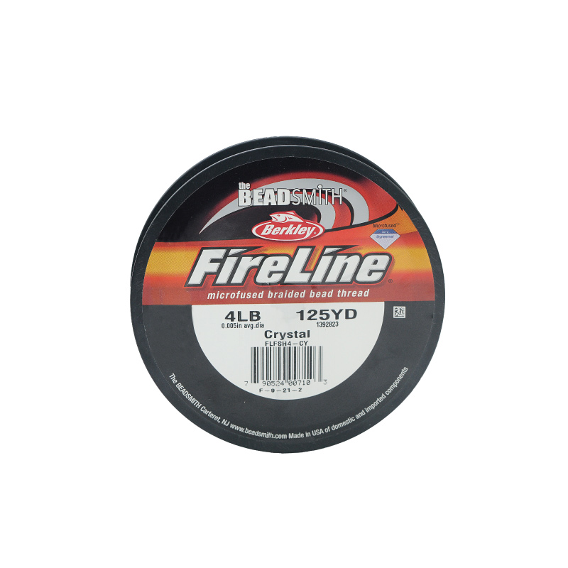 Hilo nylon fireline 4lb crystal FL04CR125 x 125yd