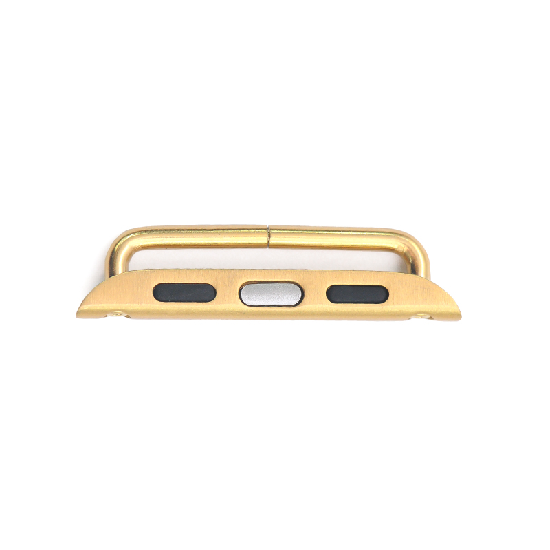 Conector pulso acero iwatch dorado 38mm/22mm x 2 Unidades