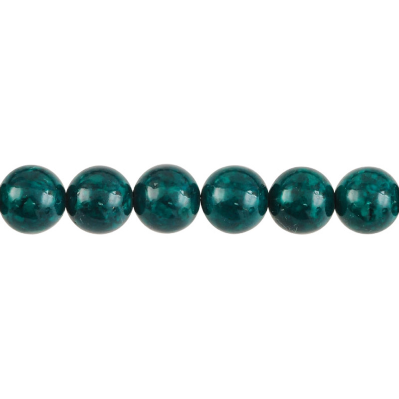 Sarta redonda fossil 8mm 2-11 verde x 49unds