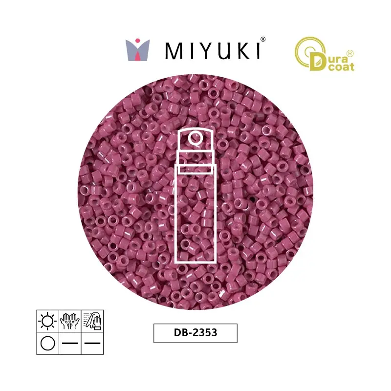 Miyuki delica 11/0 DB2353 opaque cherry blossom duracoat x 10g