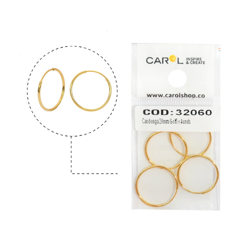 Candonga 20mm/Golfi x 4unds