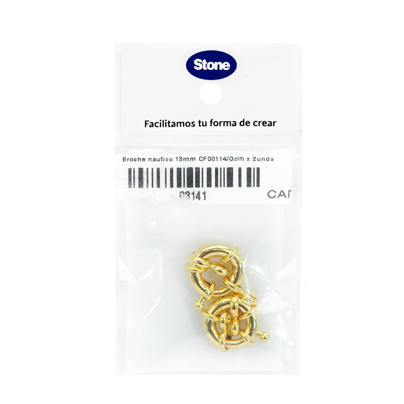 Broche nautico 13mm CF00114/Golfi x 2unds