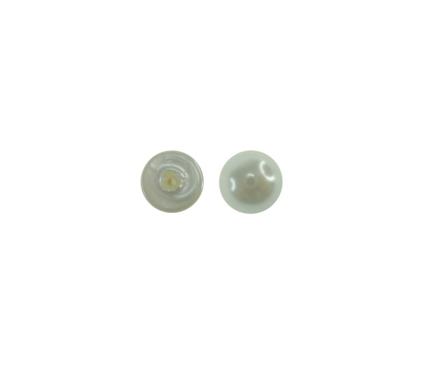 Perla sintetica plana back 1H 6mm white CX-901 x und