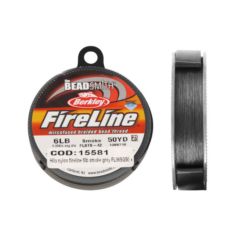 Hilo nylon fireline 6lb smoke grey FL06SG50 x 50yd