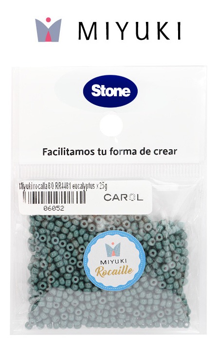 Mostacilla Miyuki rocalla 8/0 RR4481 eucalyptus x 25g