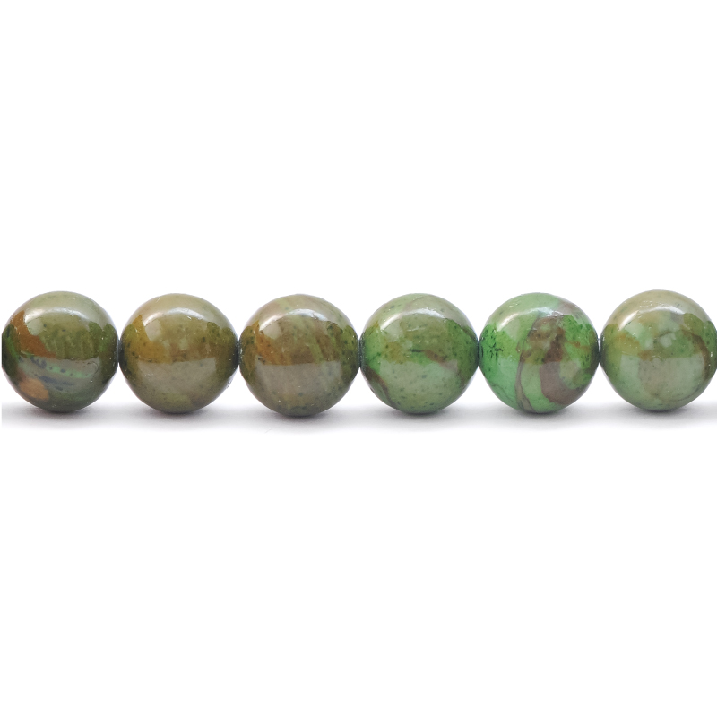 Sarta redonda 8mm green wood x 47unds