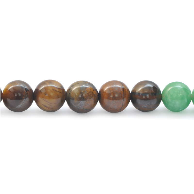 Sarta redonda 8mm mix jasper x 50unds