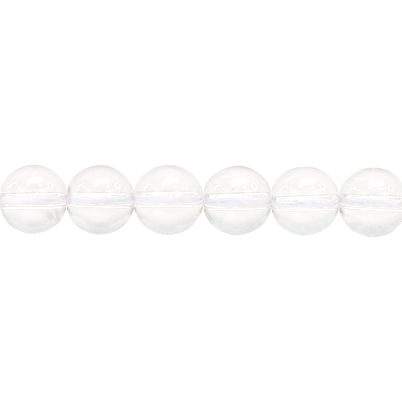 Sarta redonda 8mm crystal x 48 unidades