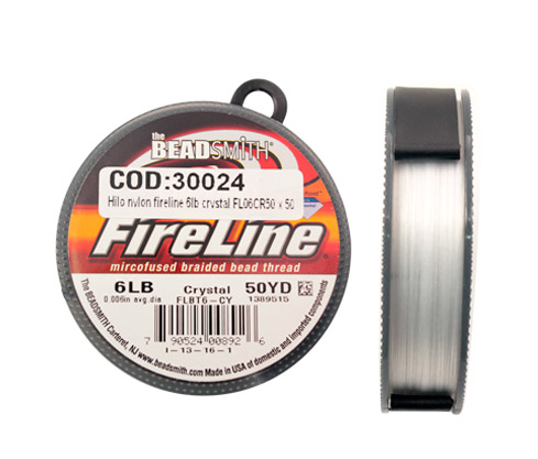 Hilo nylon fireline 6lb crystal FL06CR50 x 50yd