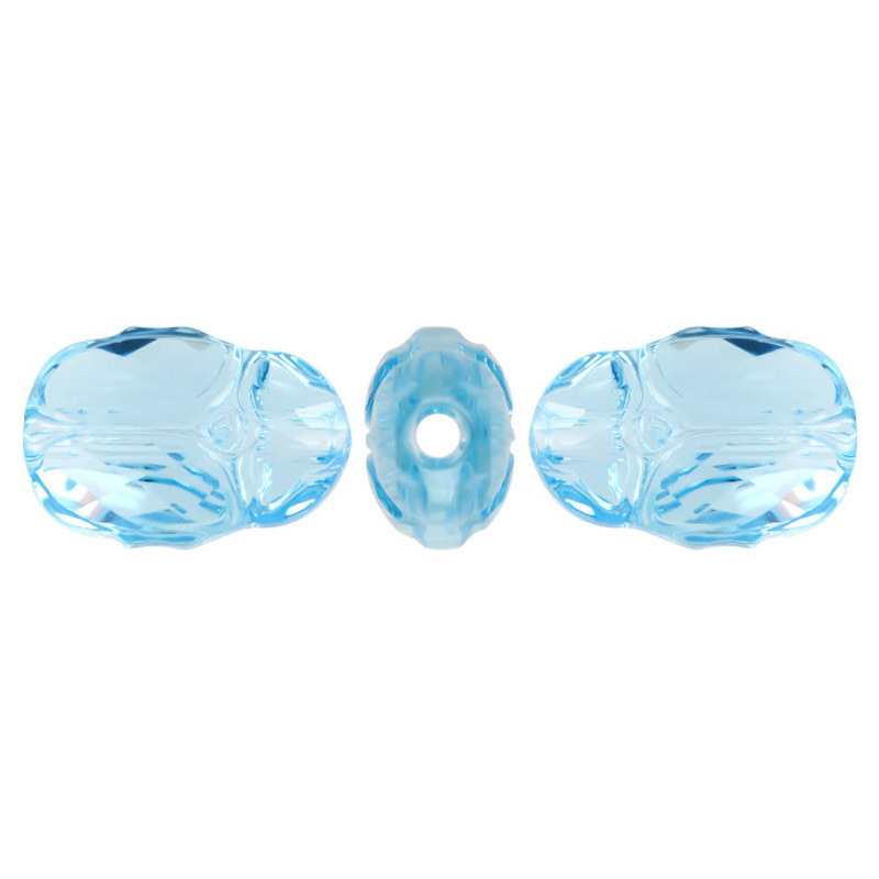 5728 swarovski escarabano  aquamarine 12mm x und