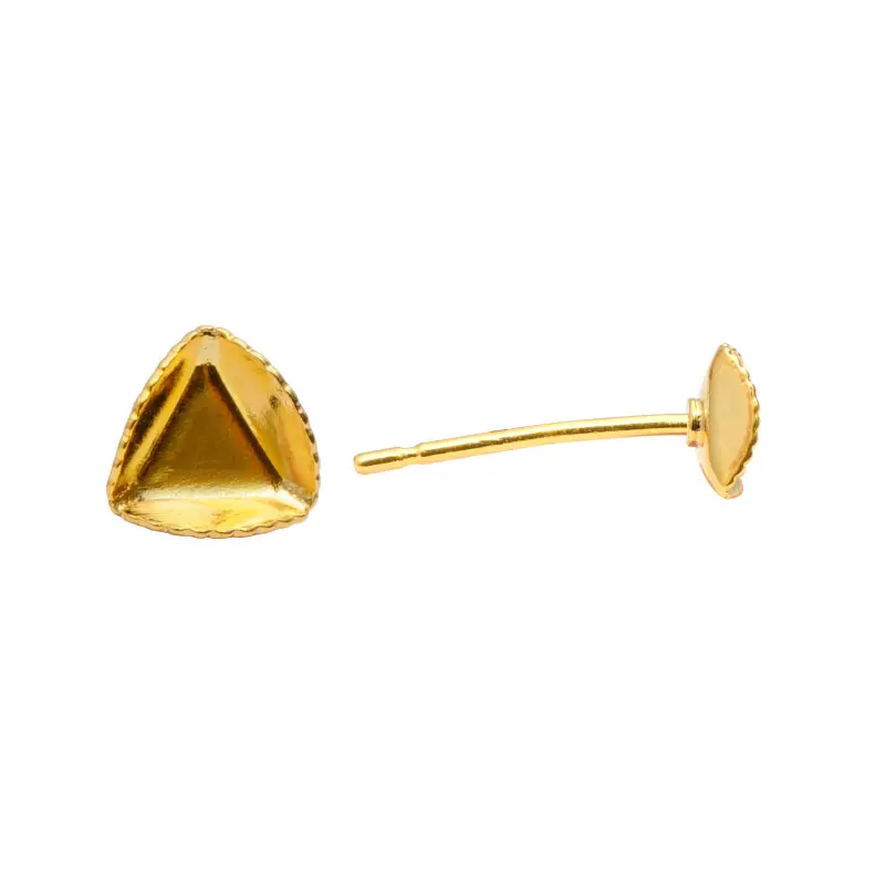 Topo arete 4841DE setting 4mm/golfi cubo x par