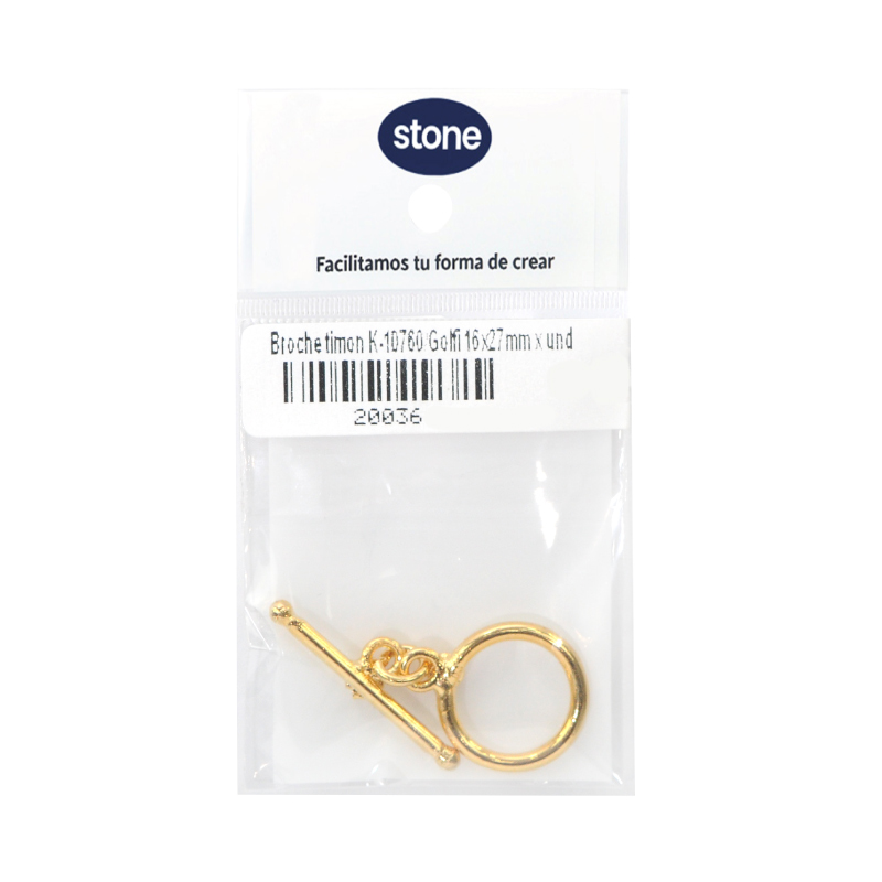 Broche timon K-10760/Golfi 16x27mm x Unidad