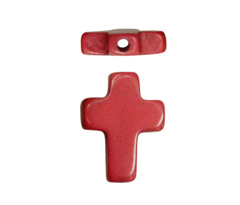 Cruz resina AHB-5982 12x16mm rojo x und