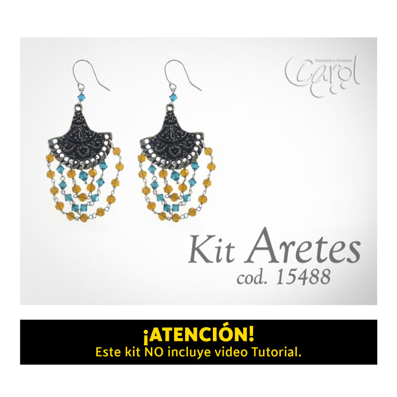 Kit aretes sw murano topaz