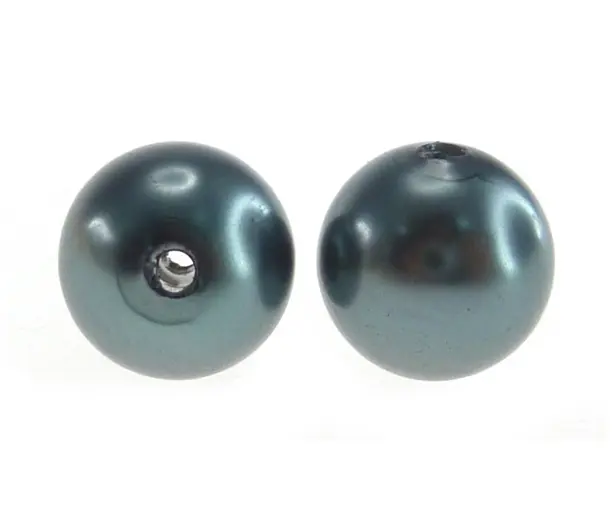 Perla sintetica redonda 8mm hematite CX-69 x und