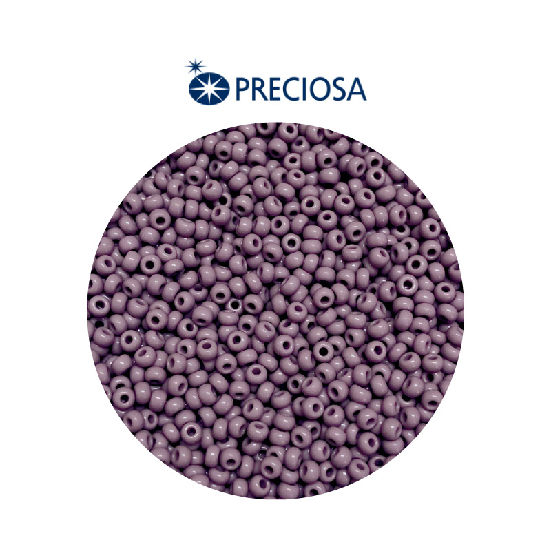 Mostacilla checa preciosa 8/0 3mm 23020 morado claro x 500g