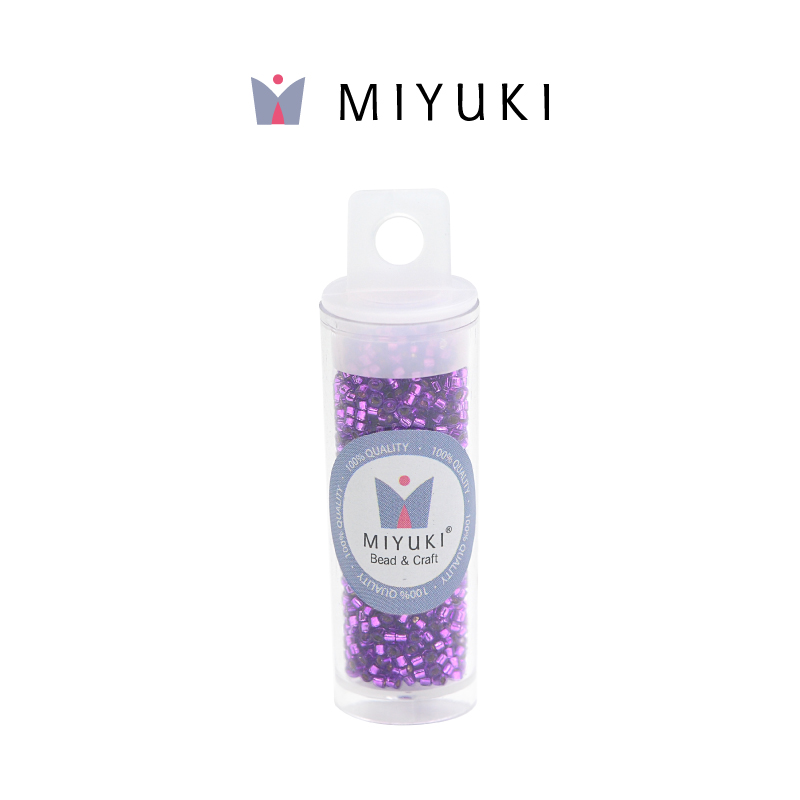 Miyuki delica 11/0 DB1345 silver lined bright violet x 10gr