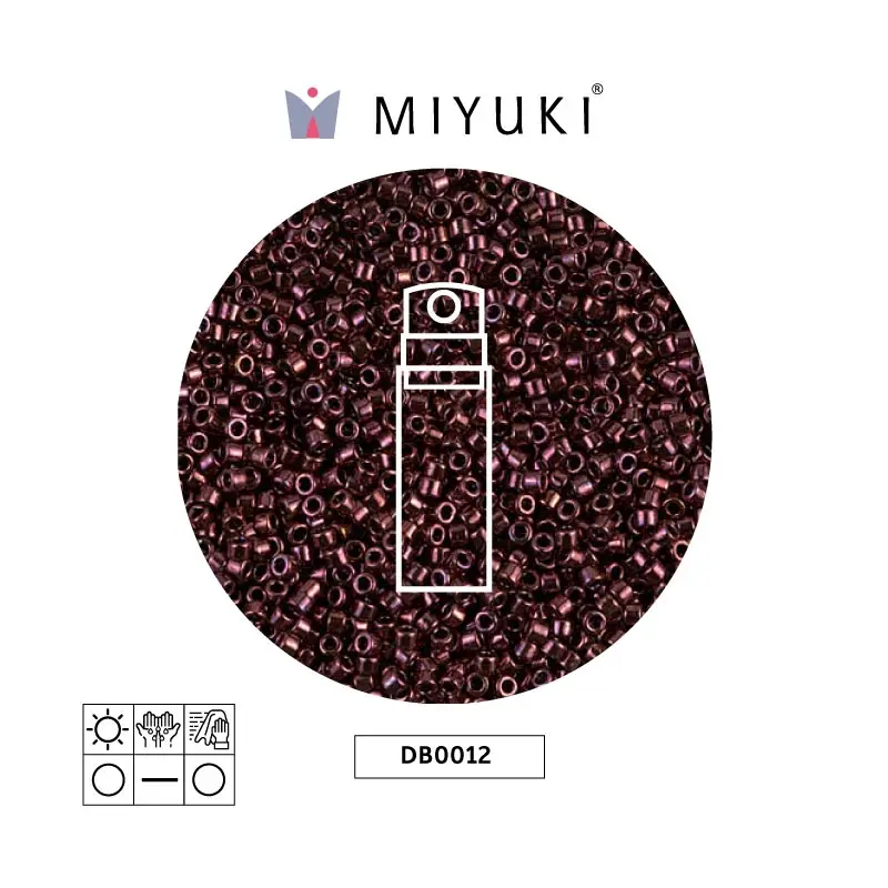 Miyuki delica 11/0 DB0012 raspberry metallic x 10g