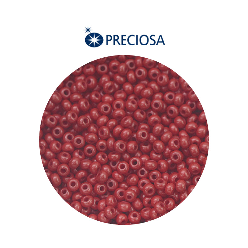 Mostacilla checa preciosa 2mm 93210 OP marsala x 50g