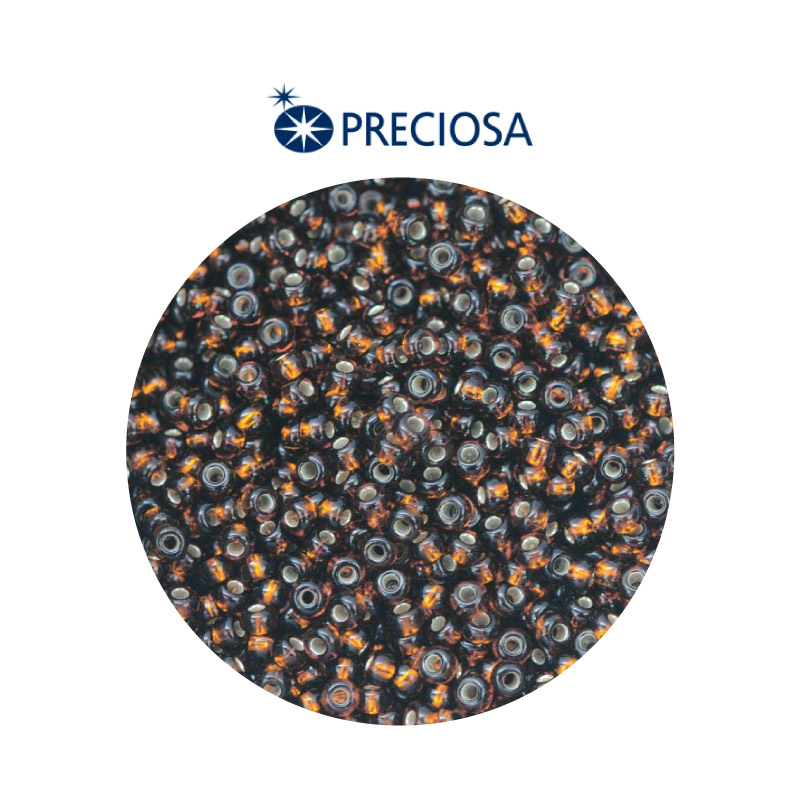 Mostacilla checa preciosa 2mm 17140 LP cafe x 500g