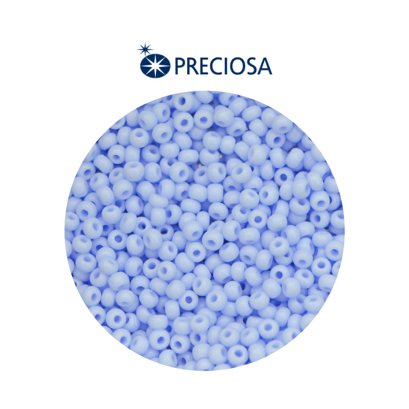 Mostacilla checa preciosa 2mm 33000 OP azul claro x 500g