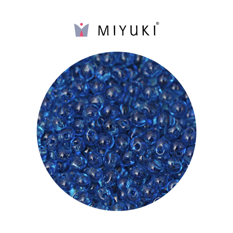 Miyuki drop beads 3.4mm DP0149 transp. aqua x 500g