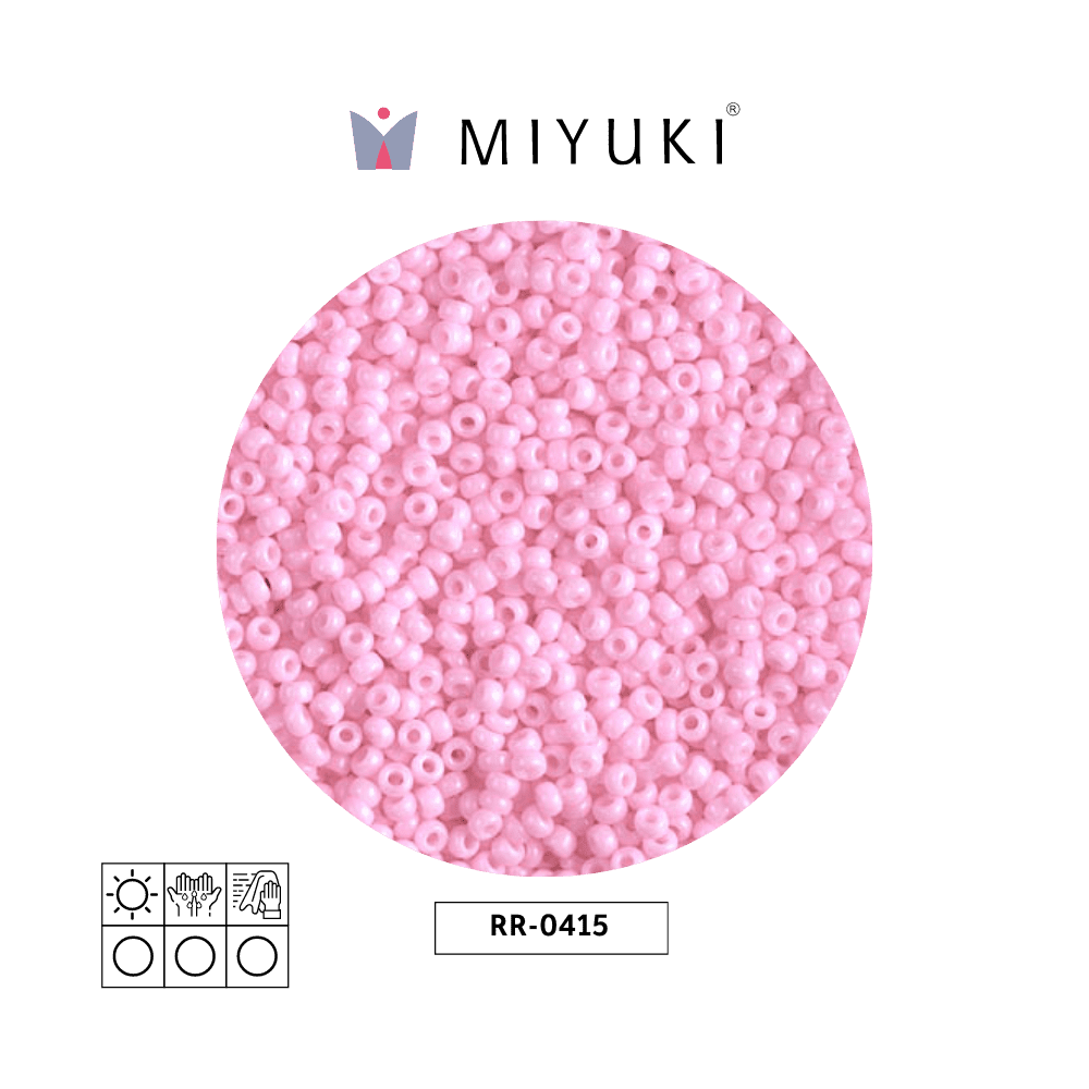 Mostacilla Miyuki rocalla 11/0 RR0415 opaque cotton candy pink x 250g