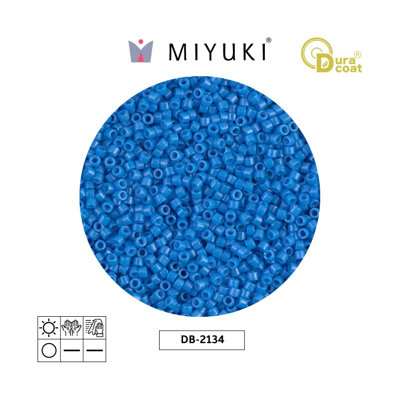 Miyuki delica 11/0 DB2134 opaque cobalt x 50g