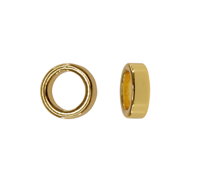 Herraje separador ring Bl068 9mm/dorado x und