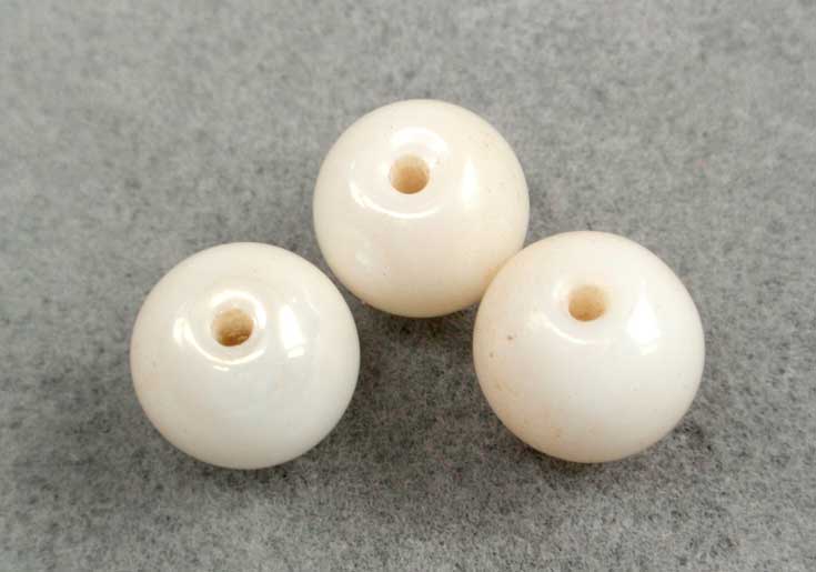 Vidrio hindu 12mm redondo 72-G blanco AB x und