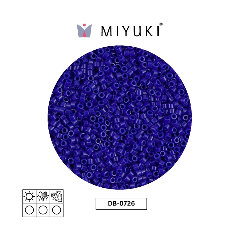 Miyuki delica 11/0 DB0726 opaque dark blue x 50g