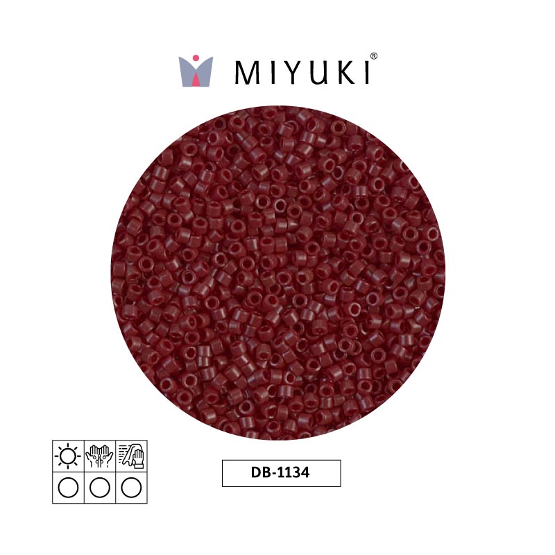 Miyuki delica 11/0 DB1134 opaque currant x 50g