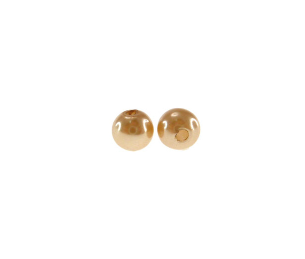 Perla sintetica redonda 6mm Light brown CX-914 x und