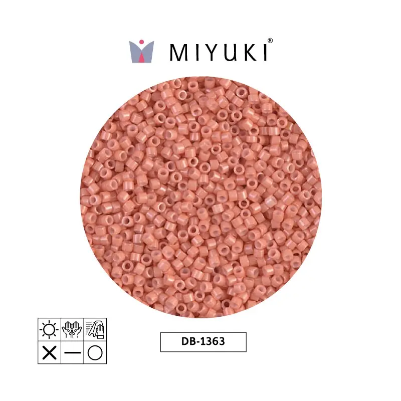 Miyuki delica 11/0 DB1363 opaque peach x 50gr