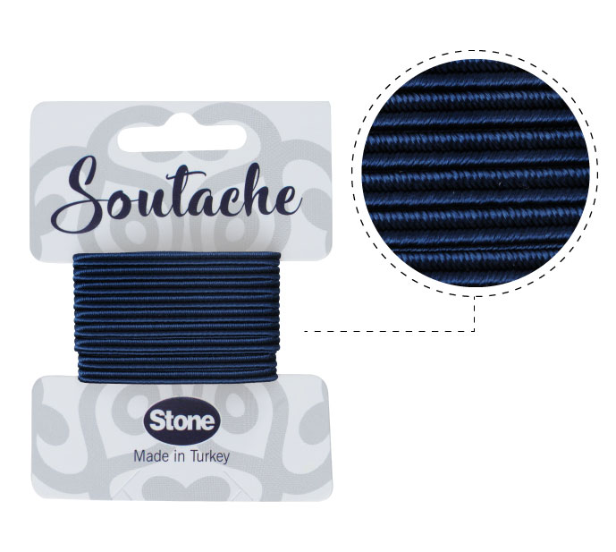 Cordon soutache 3mm new denim ST2134 x 2.5m