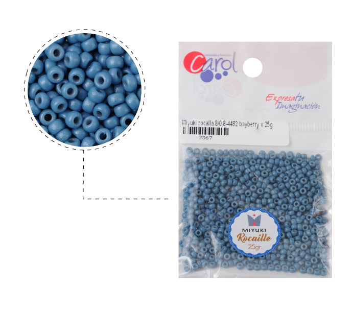 Mostacilla Miyuki rocalla 8/0 RR4482 bayberry x 25g