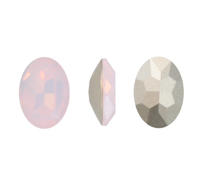 4120CH oval 10x14mm rose opal x und