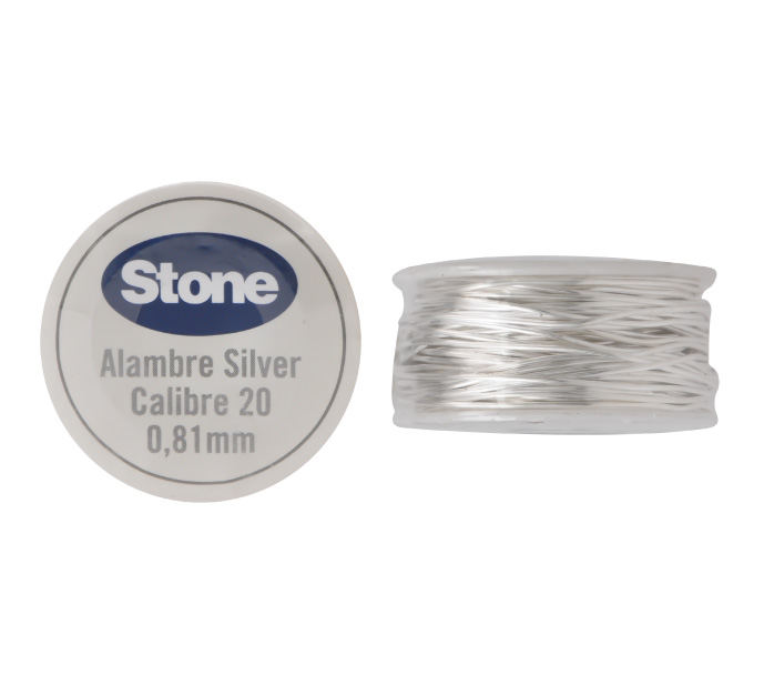 Hilo silver stone N.20 0.81mm s 10.9 yardas