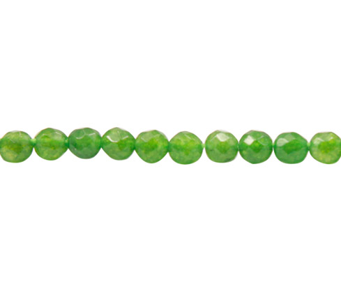 Sarta redonda facetada 2mm peridot x 153 unds