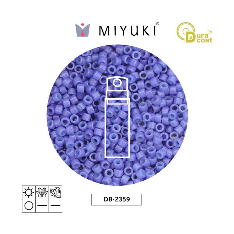 Miyuki delica 11/0 DB2359 durac op viol blue x 10g