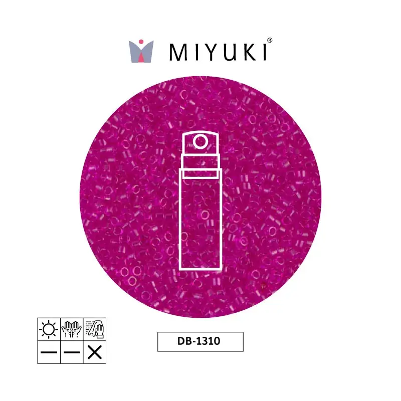 Miyuki delica 11/0 DB1310 transparent fuchsia x 10gr