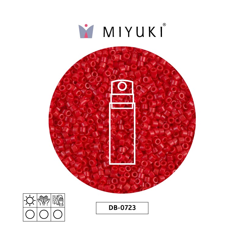 Miyuki delica 11/0 DB0723 op dark cranberry x 10g